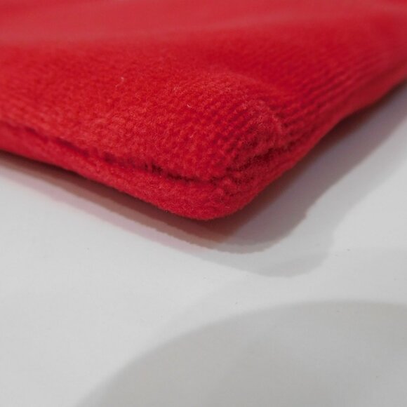 FRANCES VALENTINE ~ RED VELOUR POOCH BAG ~ velvet - Picture 5 of 6
